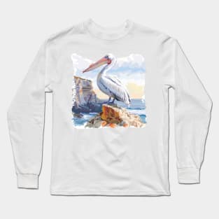 Pelican Art Long Sleeve T-Shirt